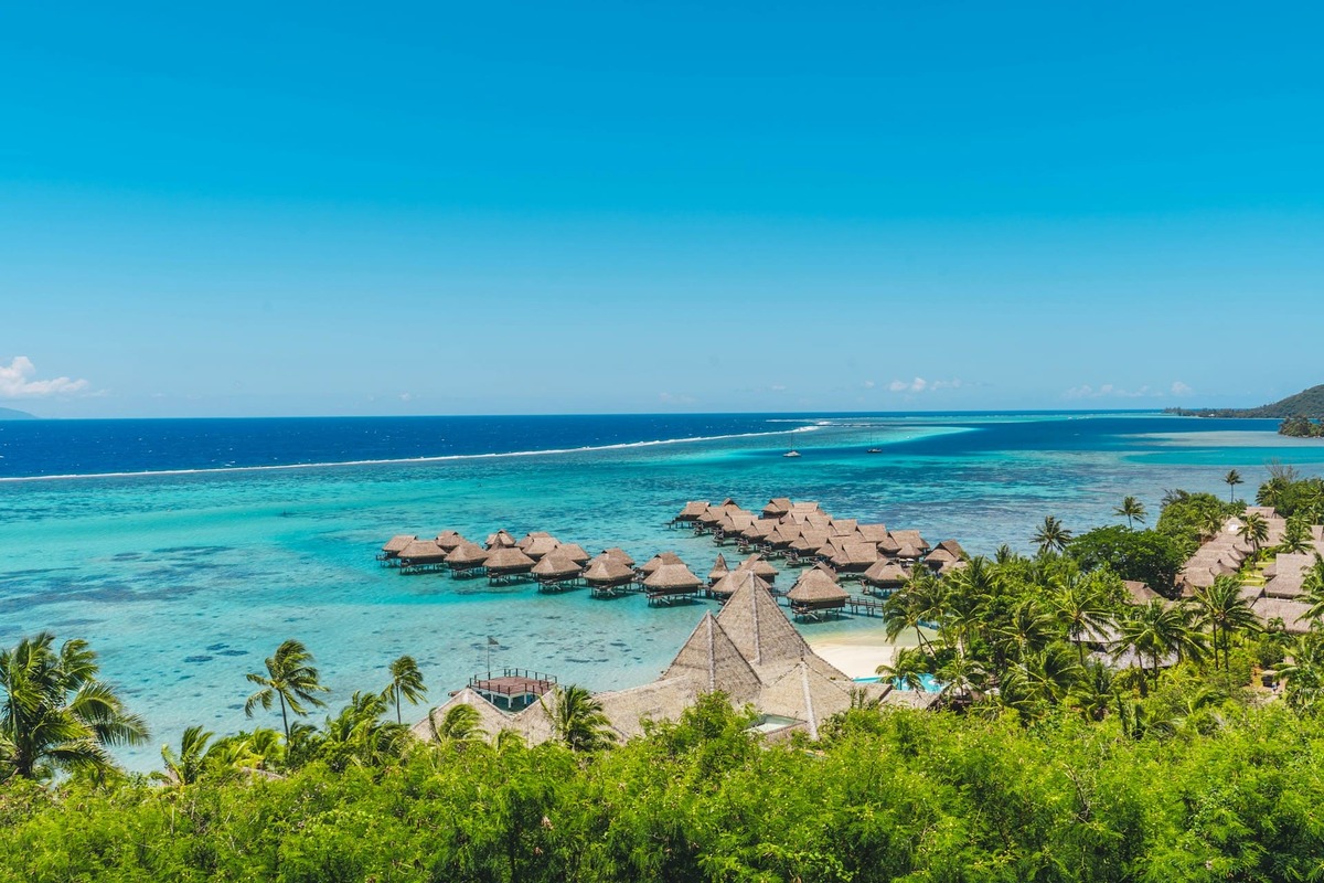 Vue du lagon de Moorea